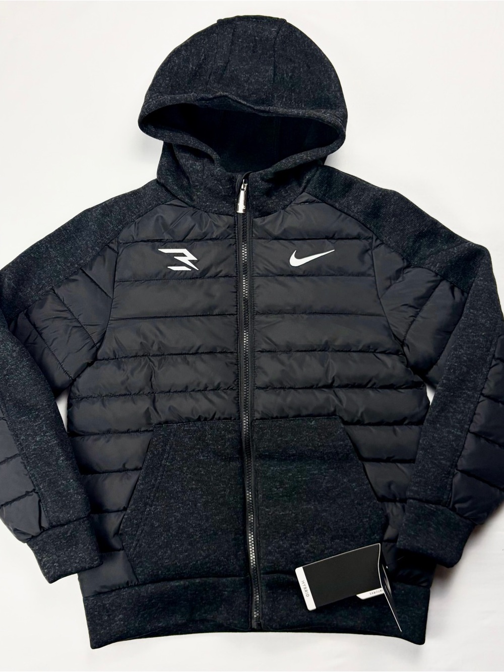 NWT Nike x 3BRAND Russell Wilson Hybrid Puffer Jacket Boys M $95